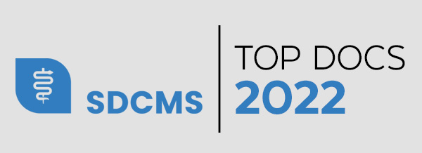 SDCMS Top Docs 2022 Badge